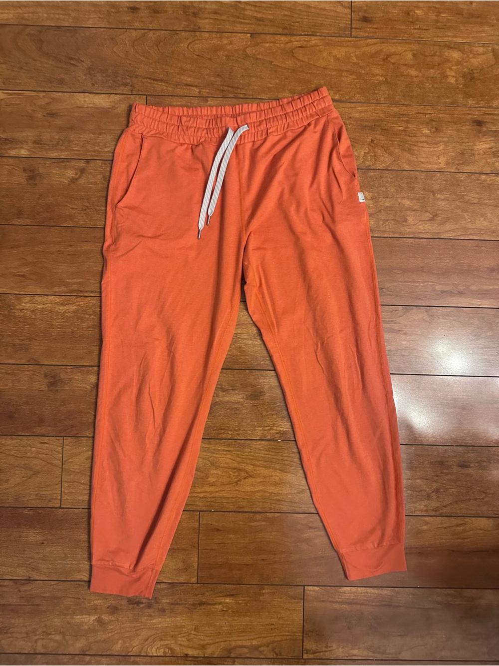Vuori Orange Drawstring Jogger Pants